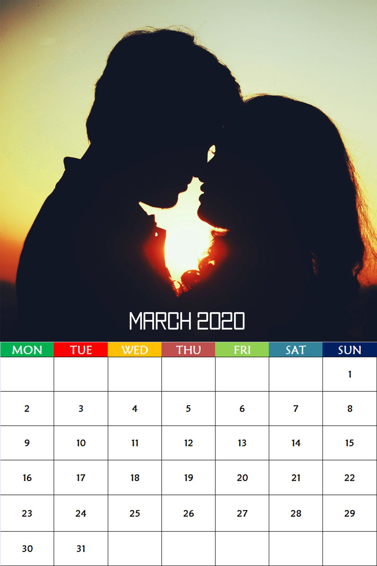 March Calendar Wallpaper For iPhone, Desktop, Mobile, Tablets