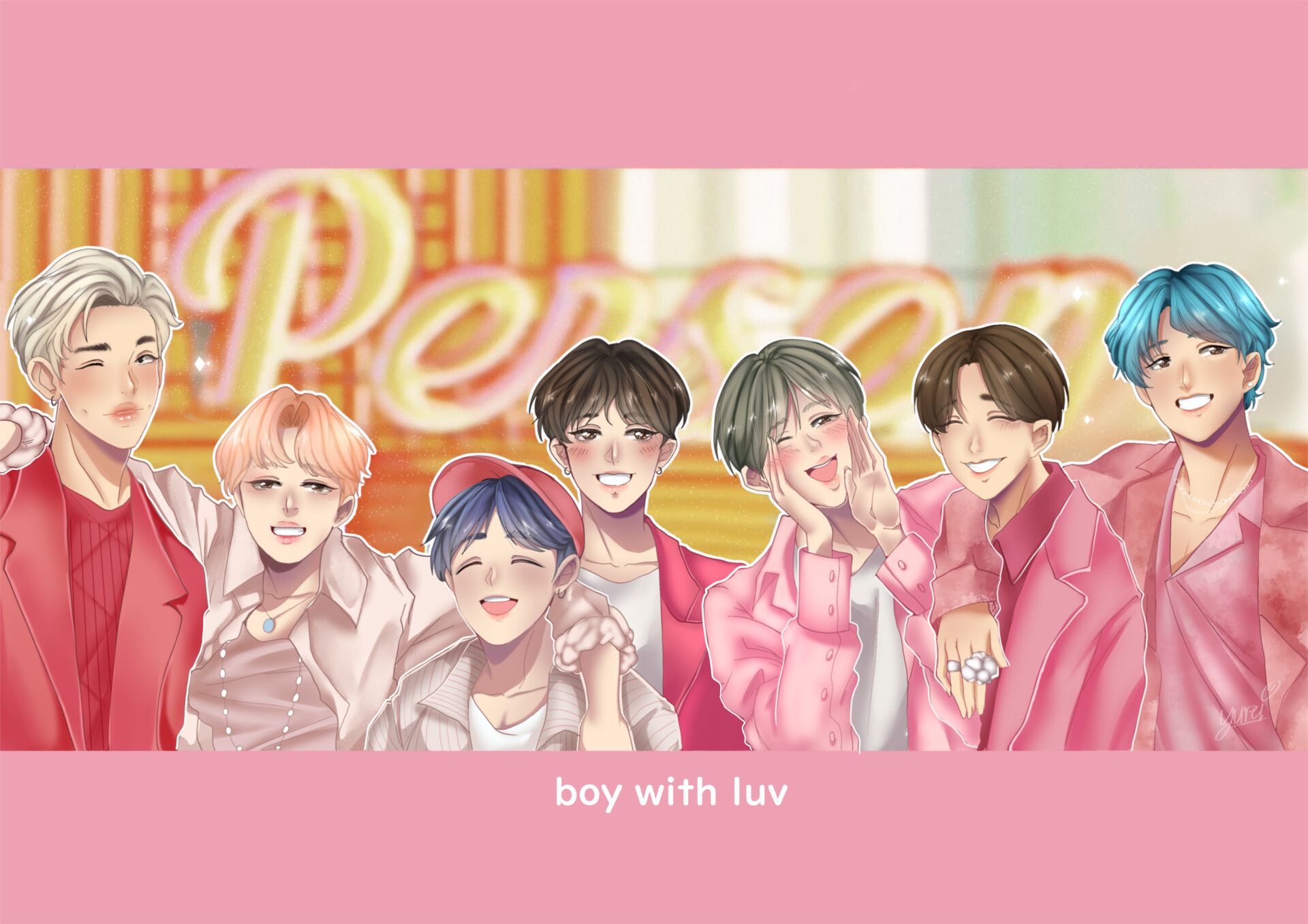 Bts Anime Wallpaper For Laptop