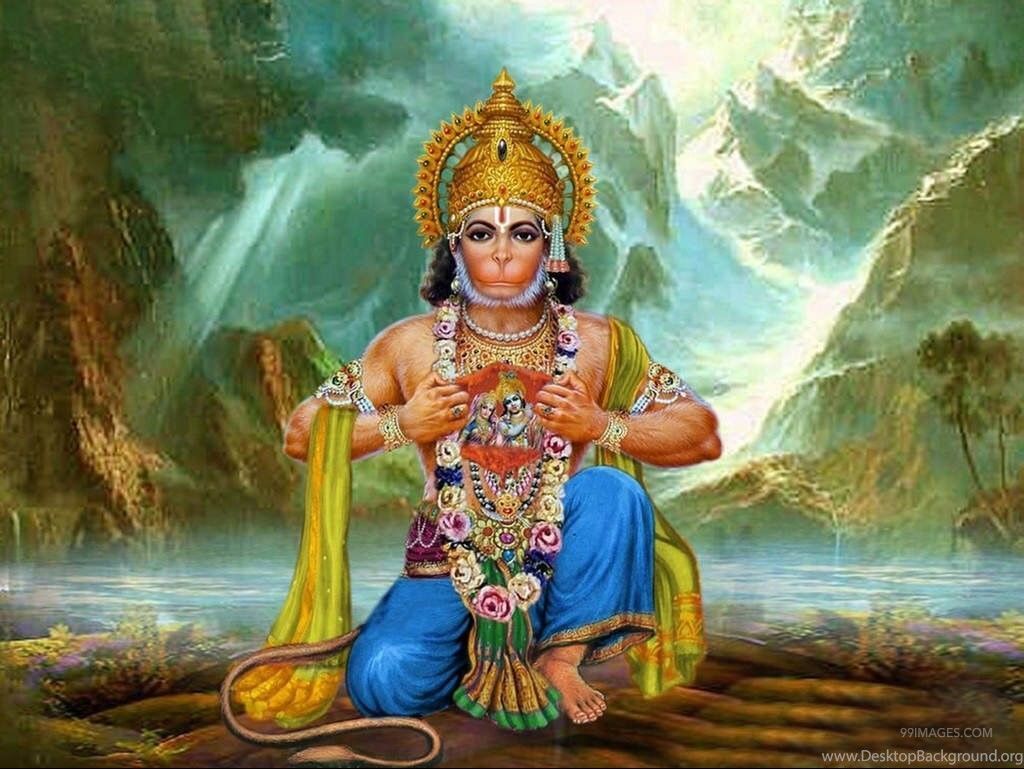 Hanuman (anjaneya) HD Wallpaper Image (1080p) (1024x769