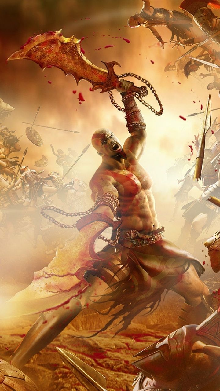 Video Game God Of War III (720x1280) Wallpaper
