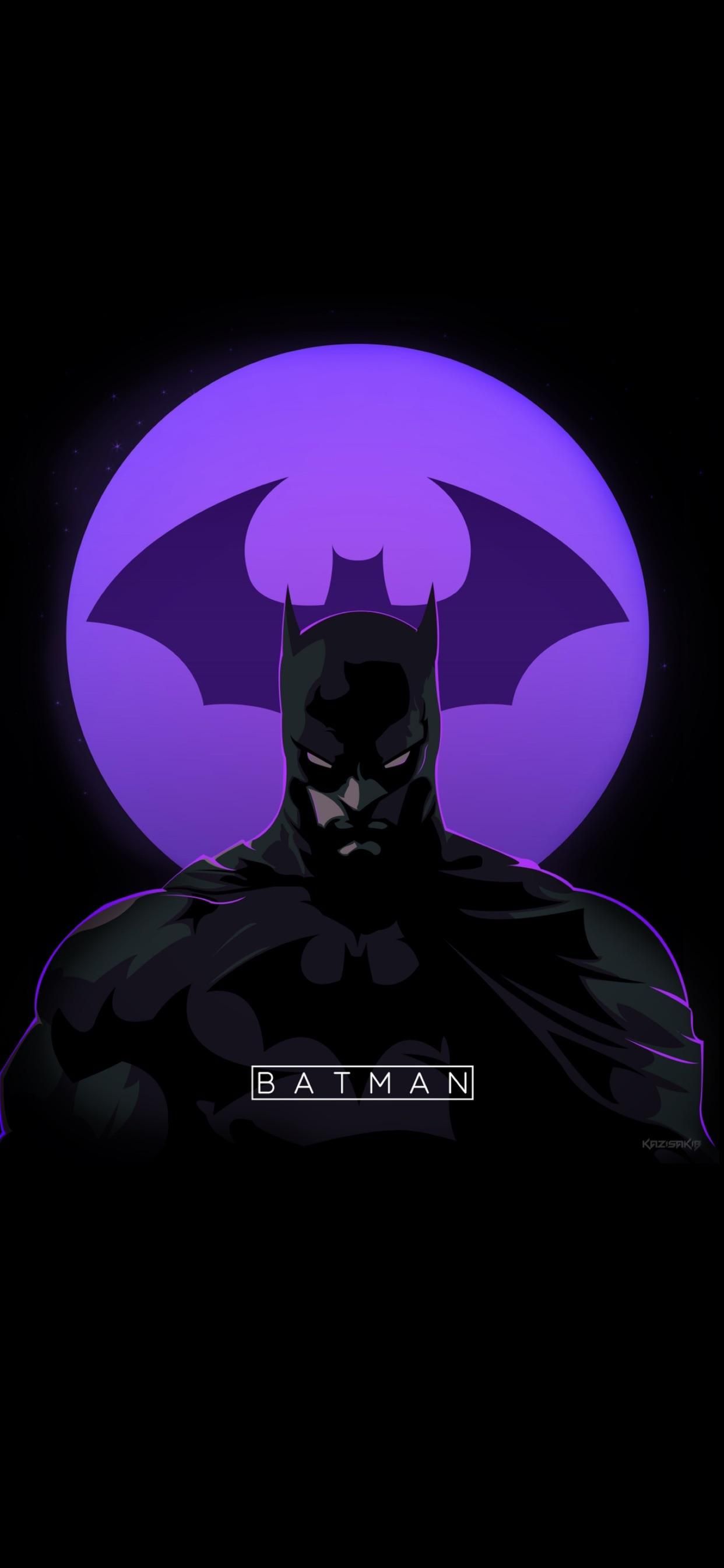 Batman by kzsakib (19:9). iPhone X Wallpaper