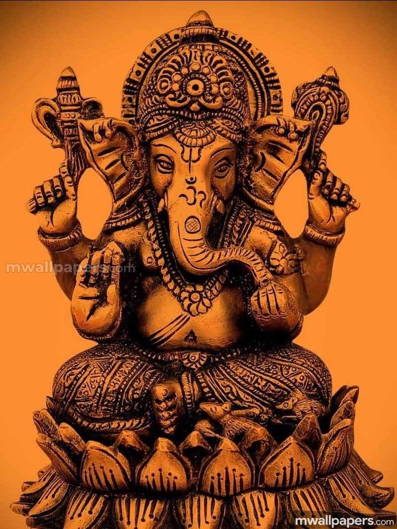 Lord Ganesha HD Wallpaper Image (1080p) (800x1067) (2020)