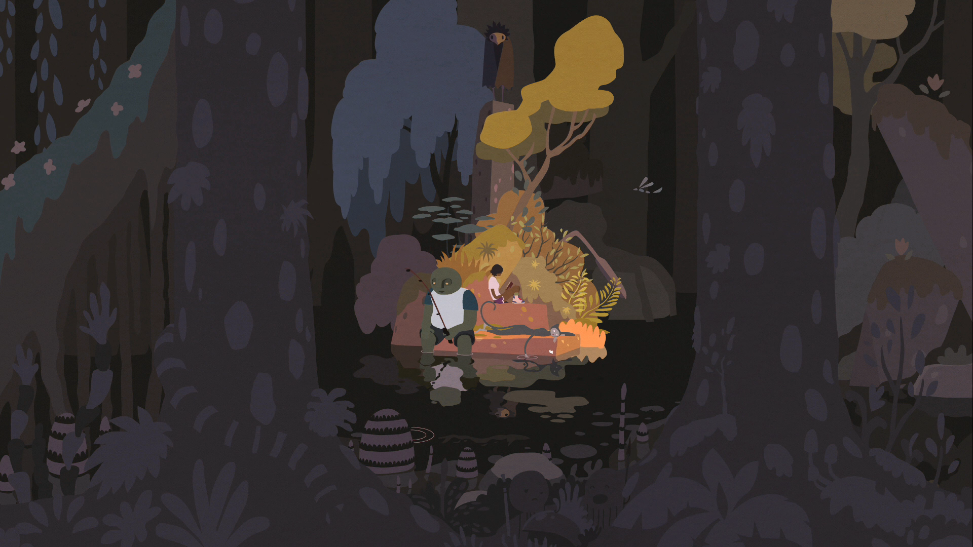 Grow both plants and as a person in Mutazione