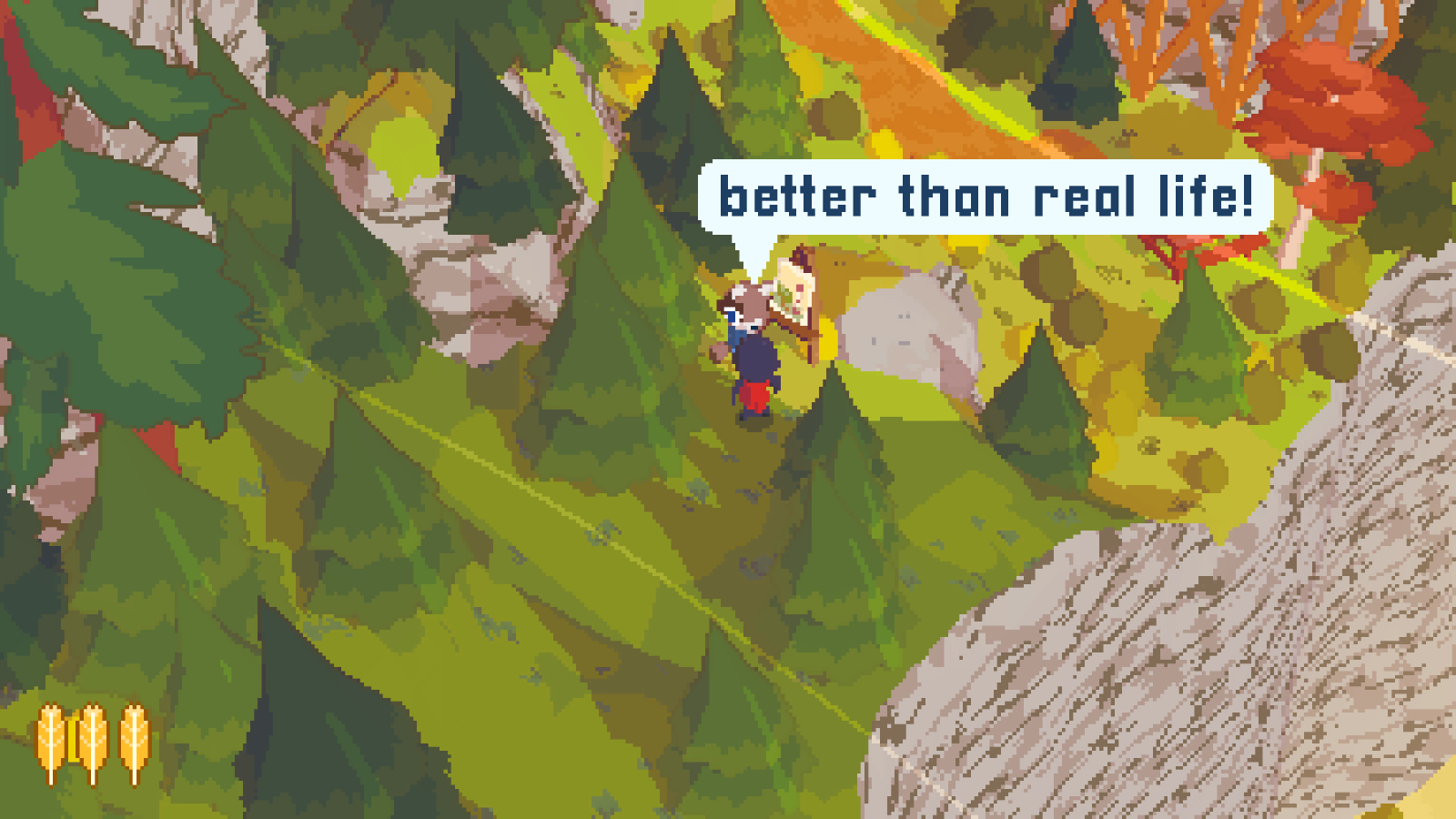 A Short Hike north and climb, young bird