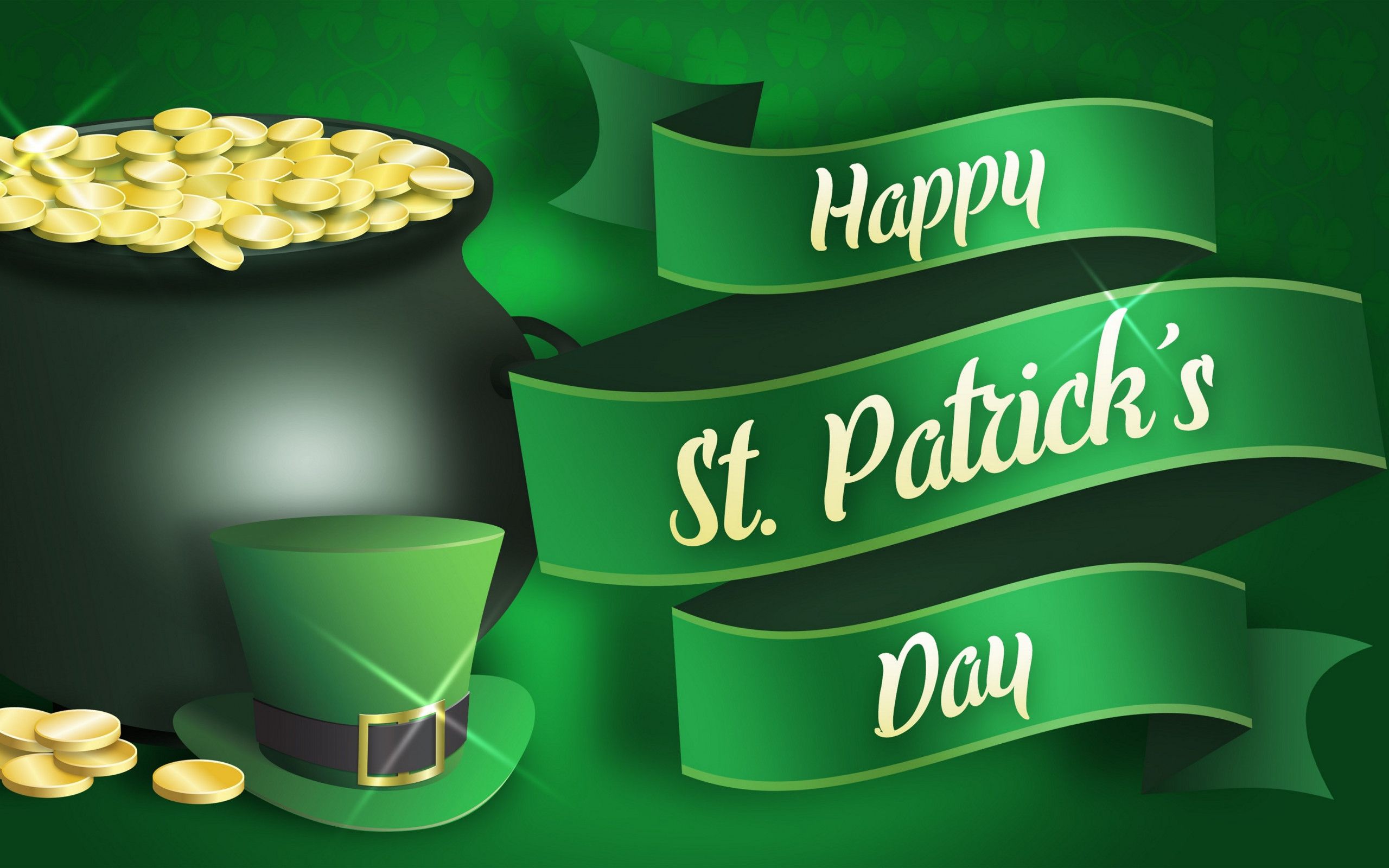 Download wallpaper: Happy Saint Patrick's Day 2560x1600