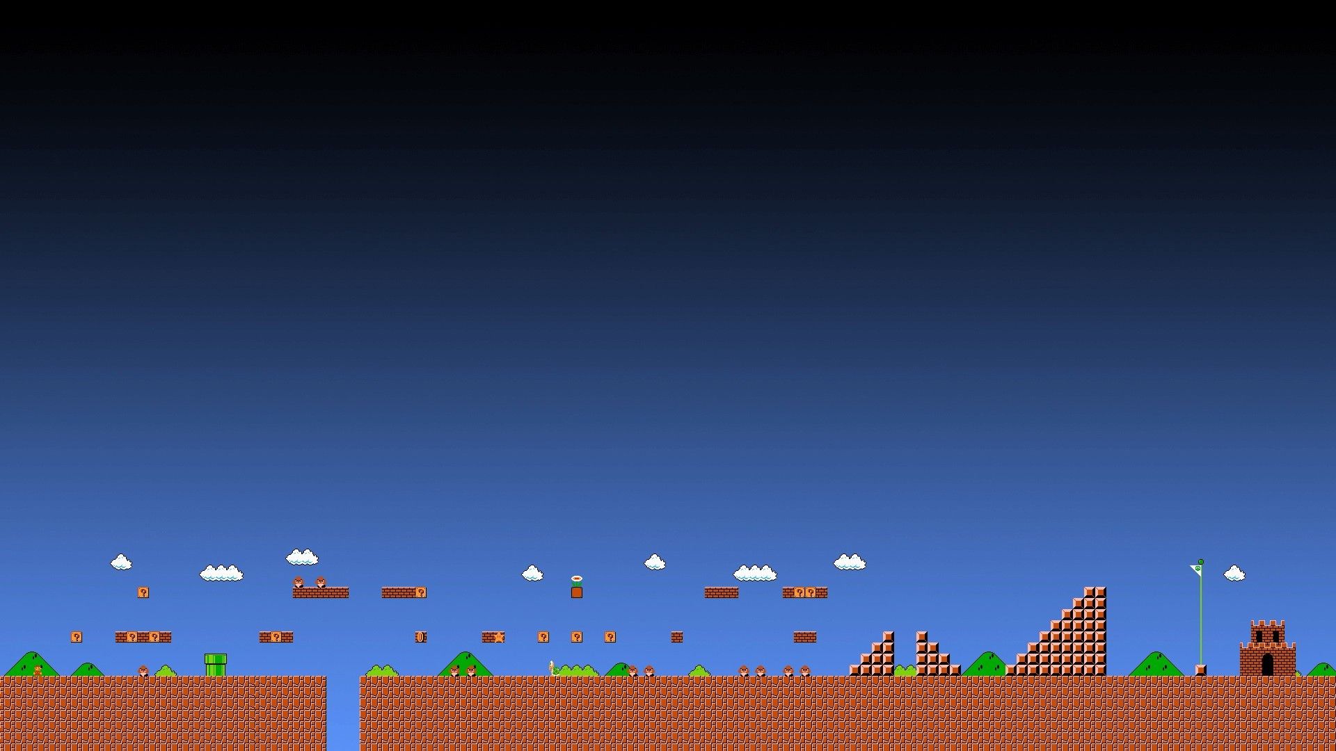 Pixelated Wallpaper And Background Mario Bros Full