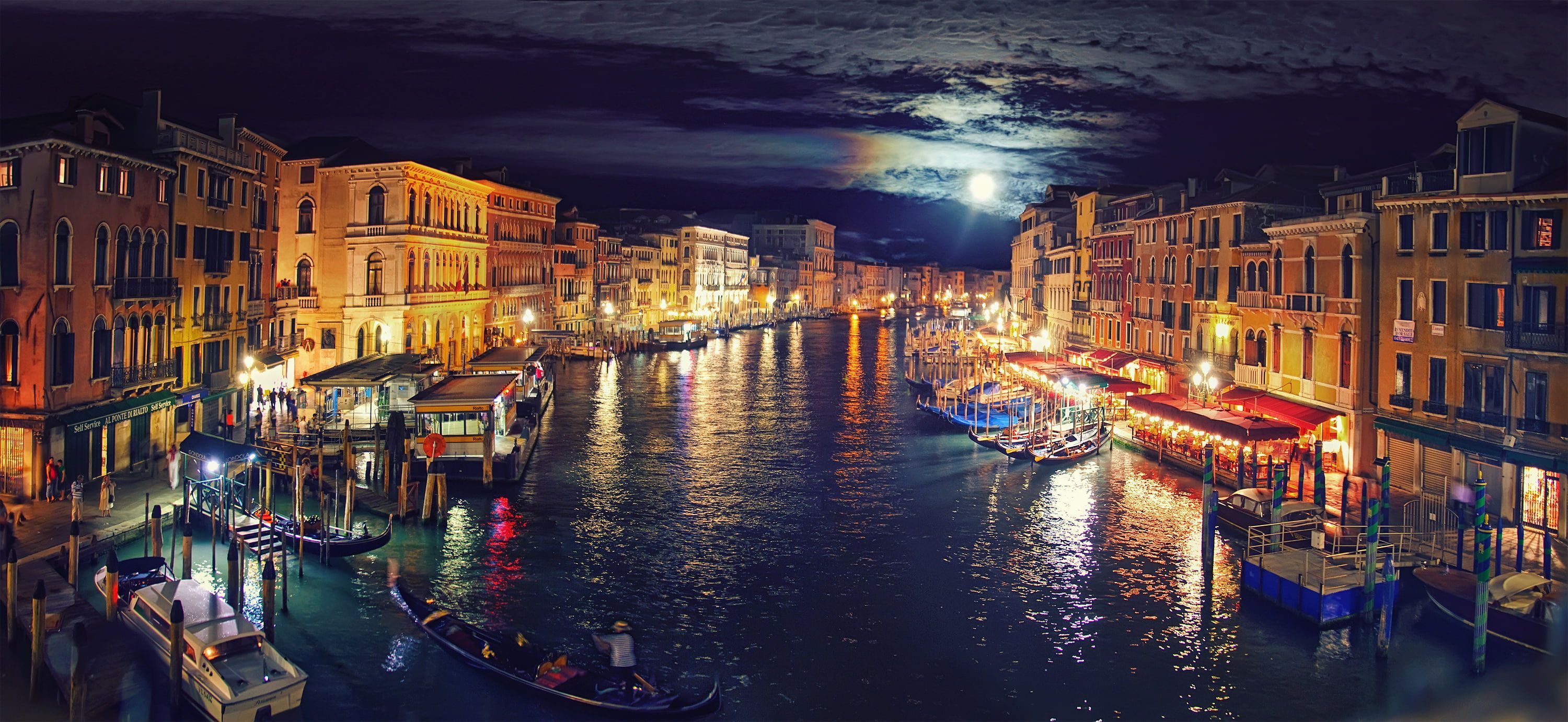 Venice Grand Canal painting #canal #grand #italy #night