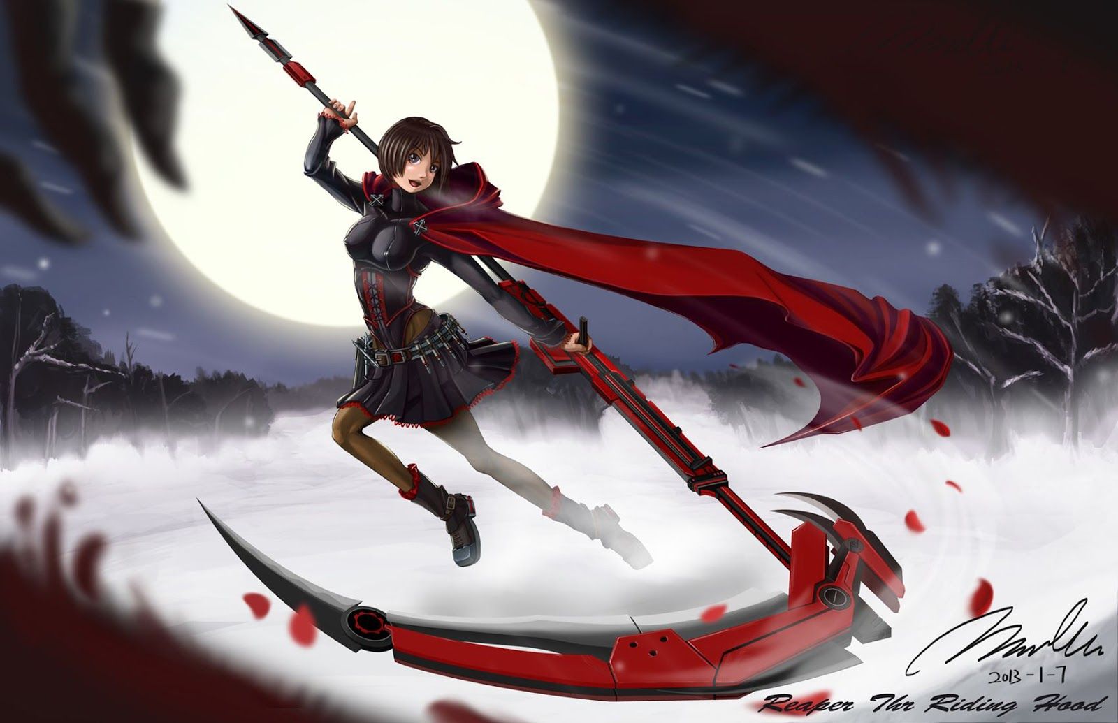 Anime Scythe Wallpapers Wallpaper Cave 