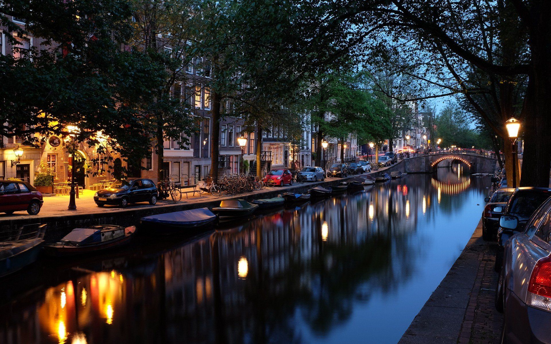 Netherlands, Canal HD Wallpaper / Desktop and Mobile Image & Photo