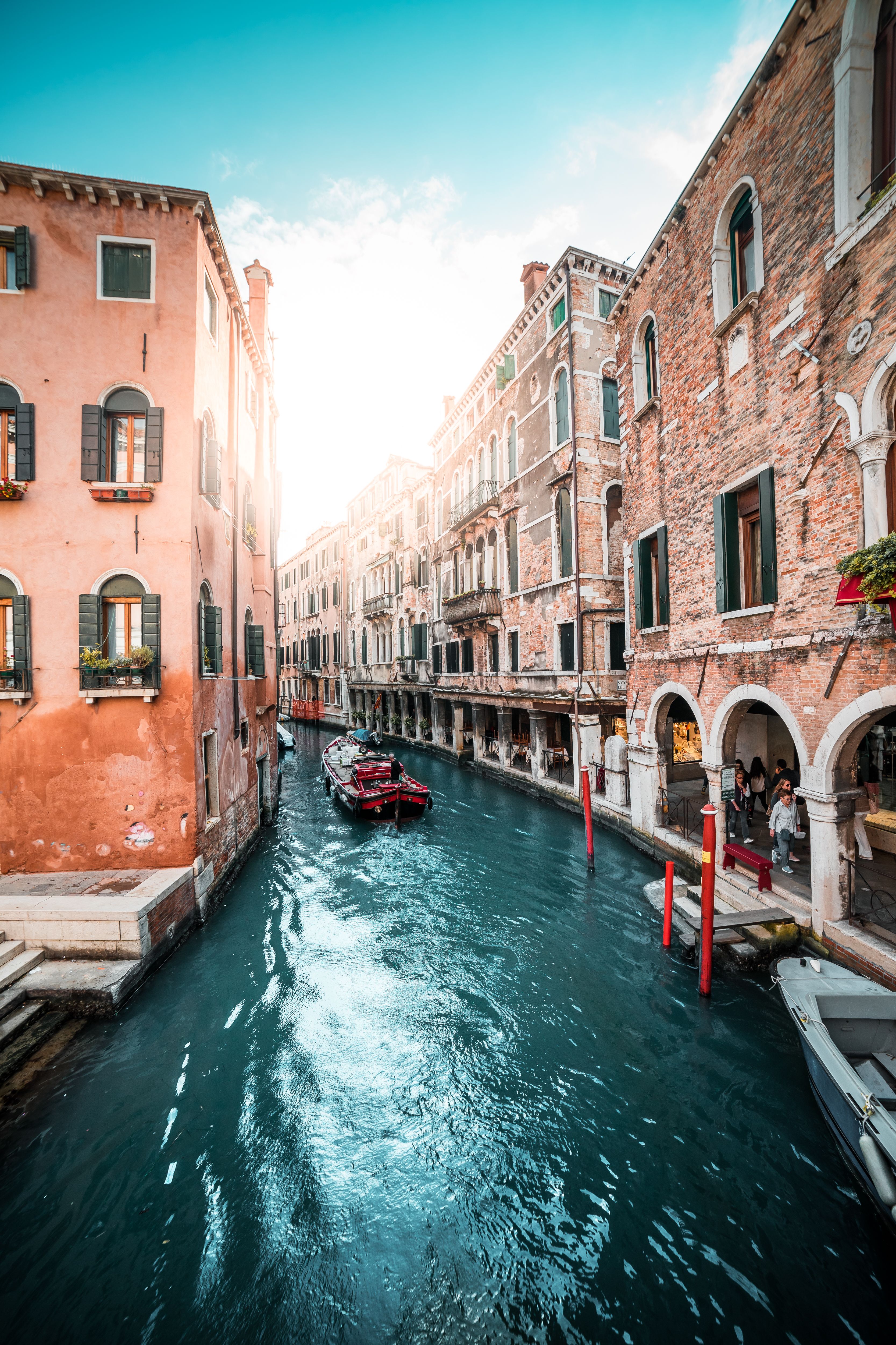 Famous Canals in Venice, Italy Free