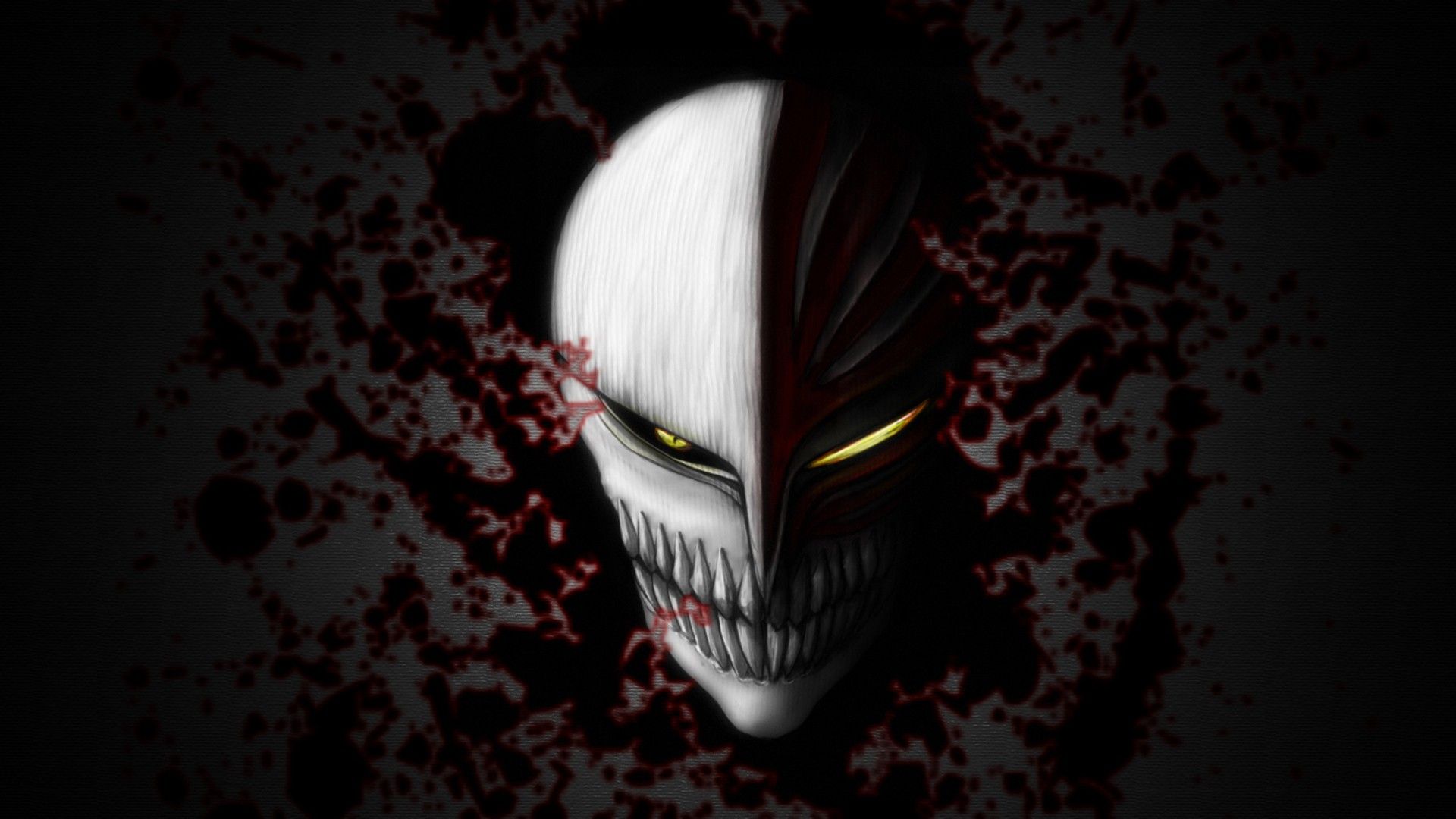 Wallpaper of Anime, Bleach, Mask, Blood, Eyes background & HD image