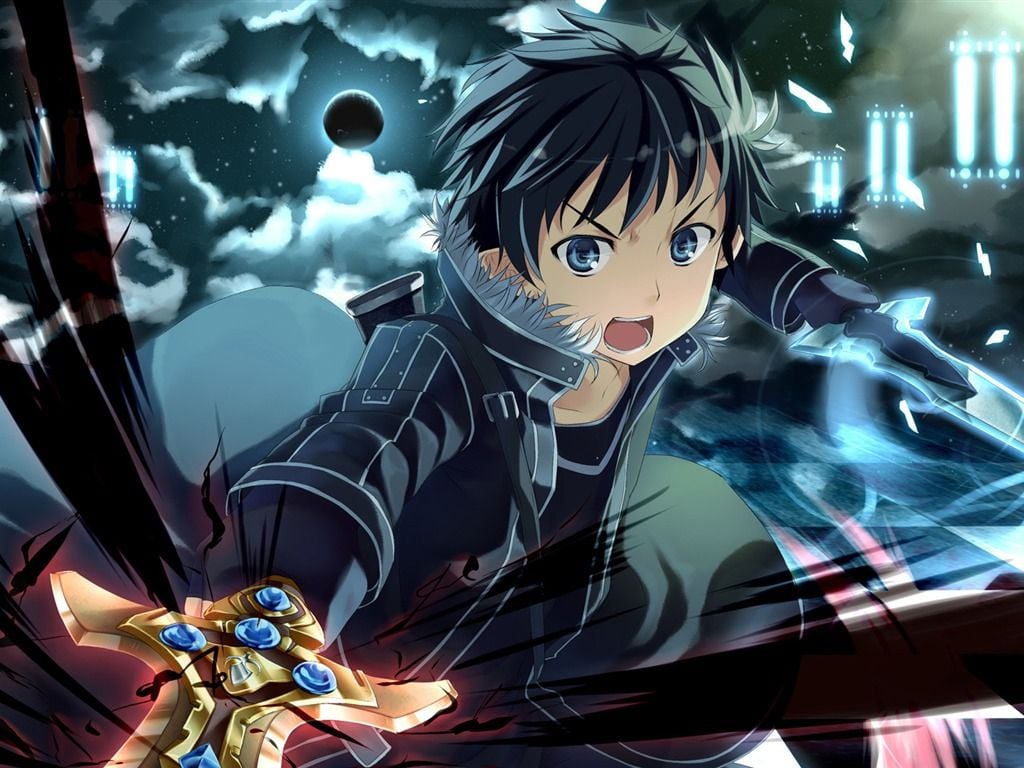 Kirito, the dark hero of Sword Art Online