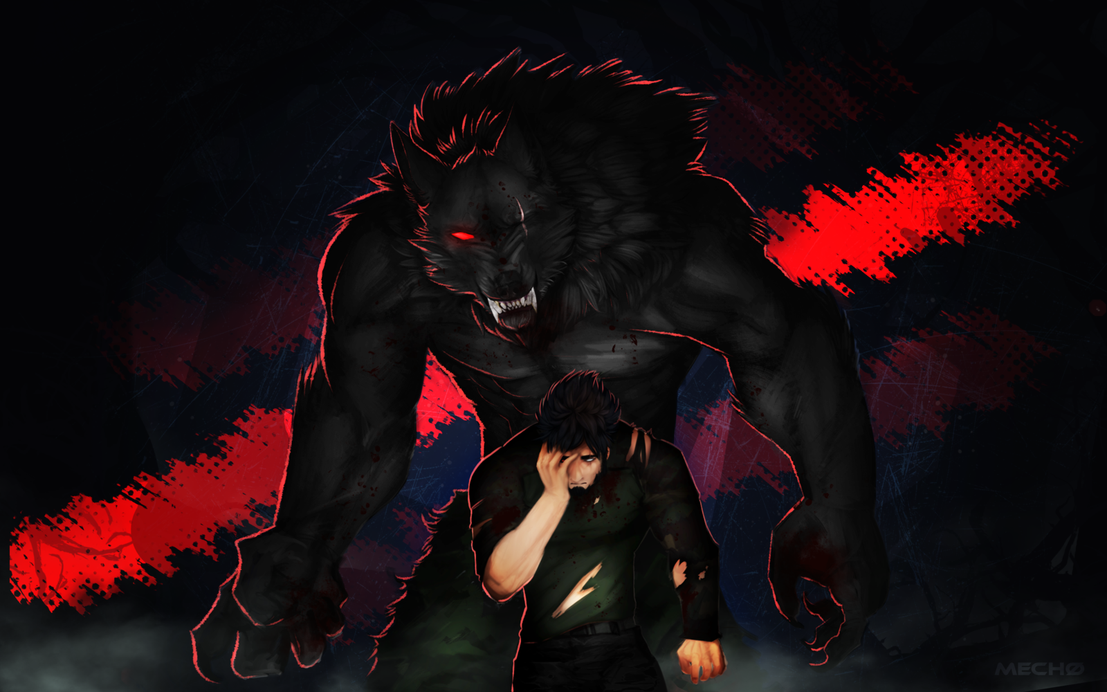 Werewolves. Werewolf art, Epic art, Furry wolf