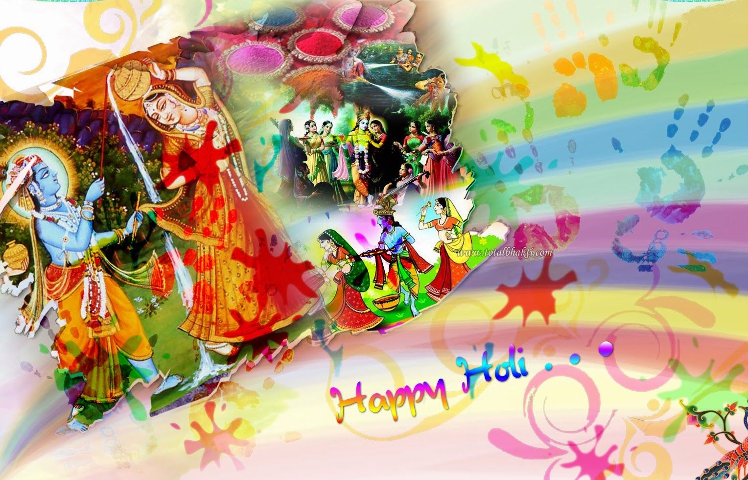 Happy Holi 2020 Wishes, Image, HD Radha Krishna Wallpaper