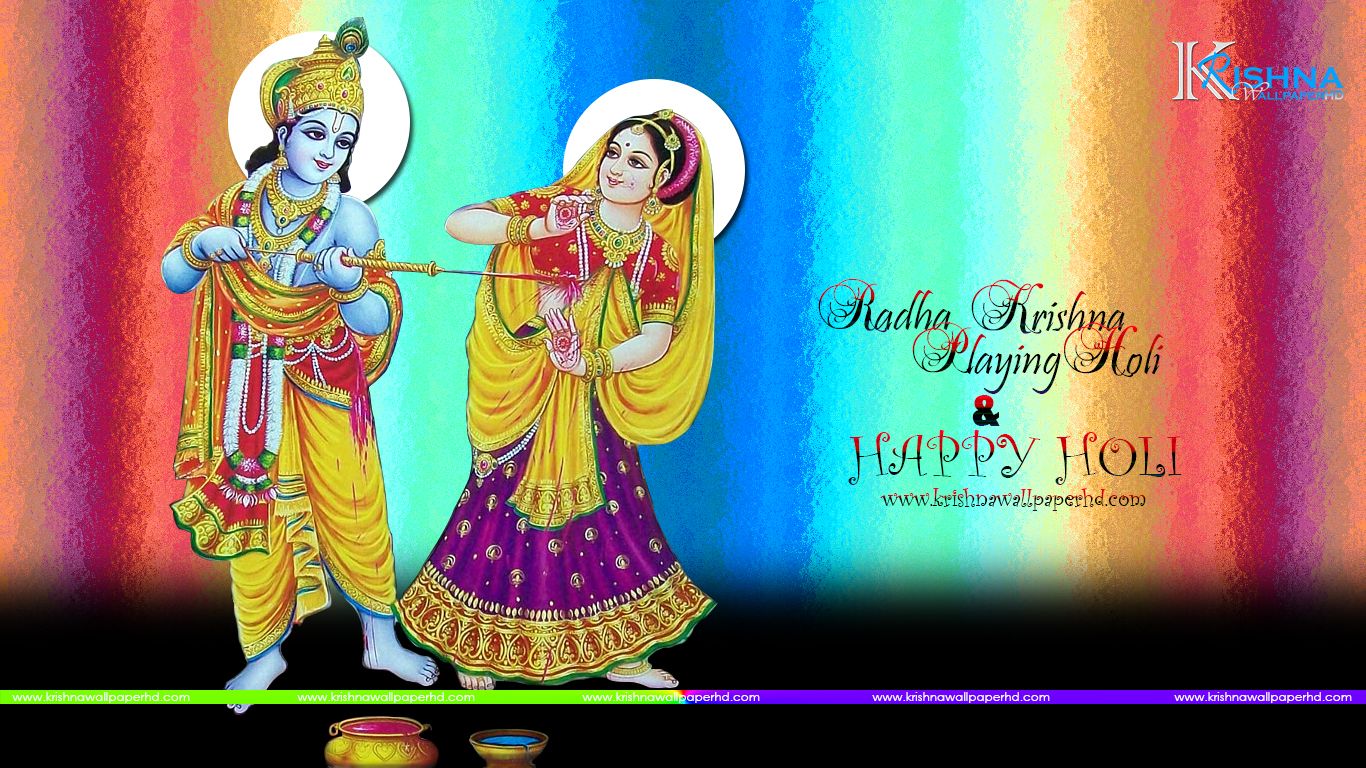 Radha Krishna Holi Wallpaper Wallpaper Hd Free God HD
