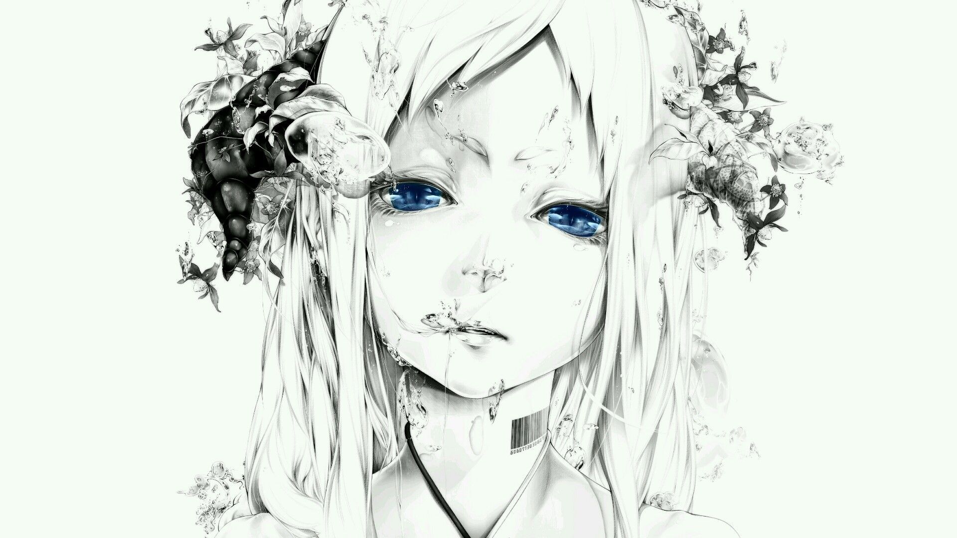 Black and White Anime Wallpaper Free Black and White Anime Background