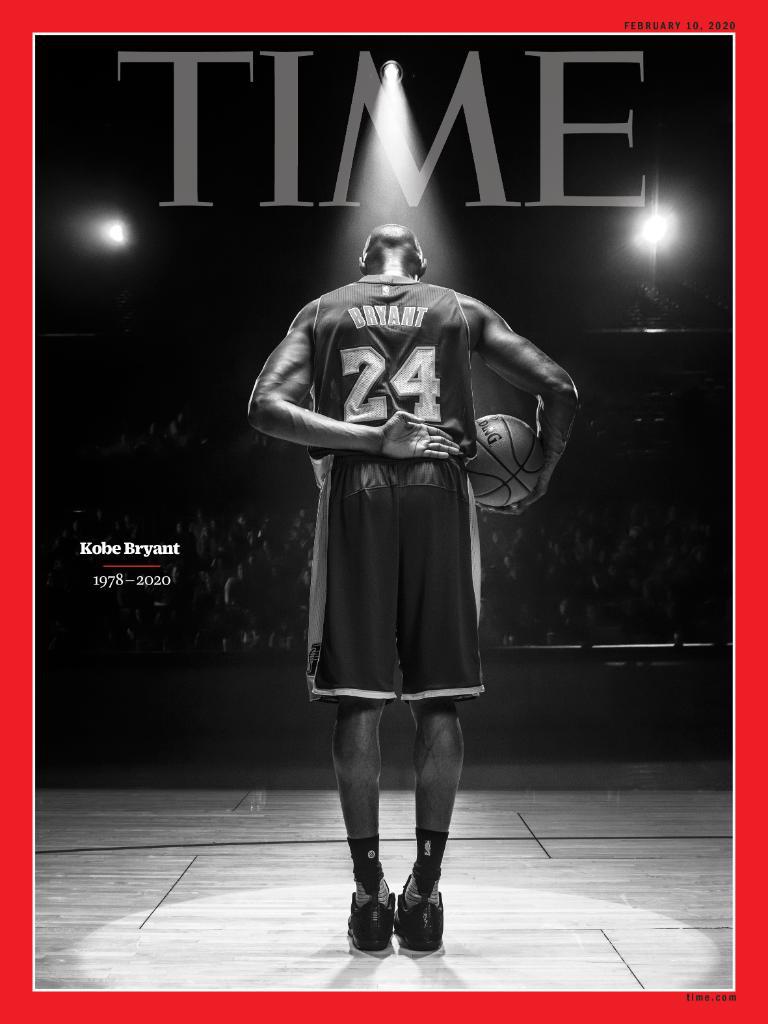 Kobe in the cover of Time Magazine
