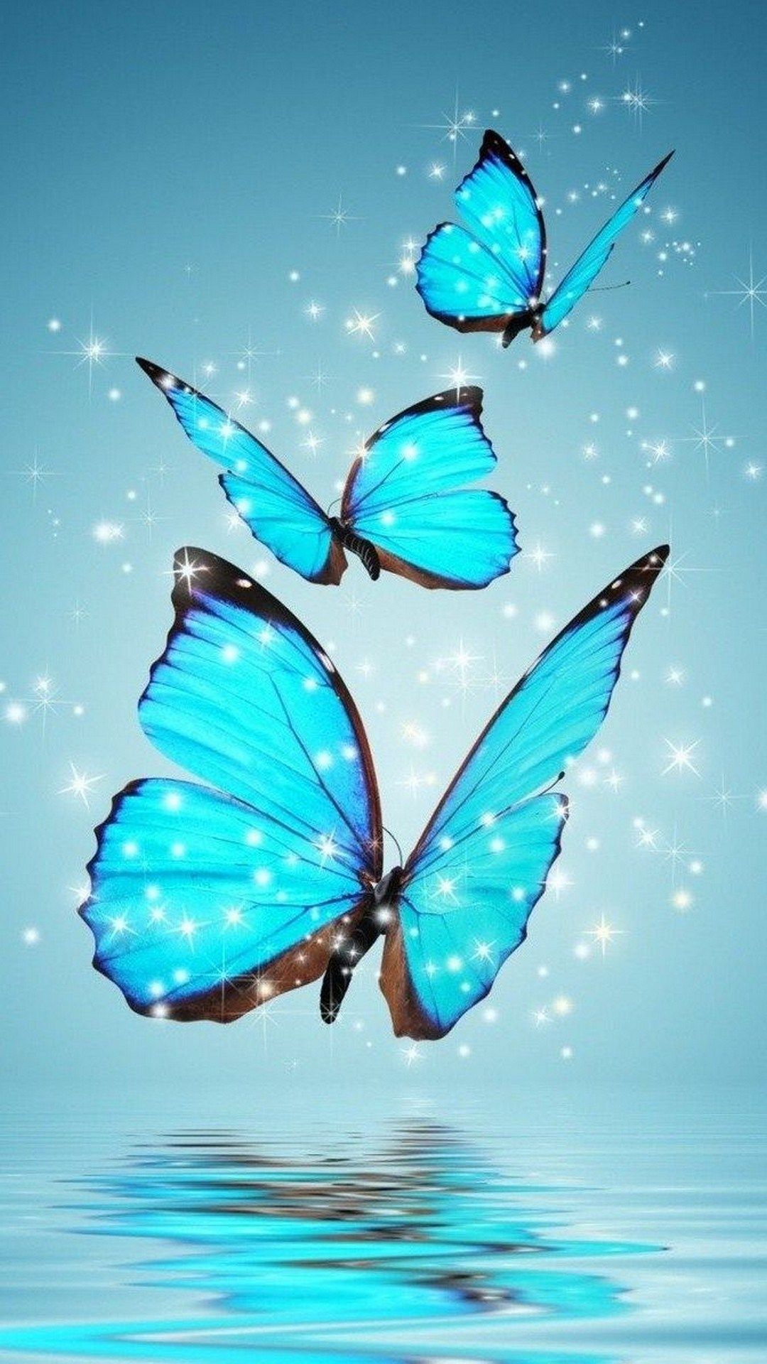 Blue Butterfly Wallpaper Mobile Android 2019 Cute Wallpaper