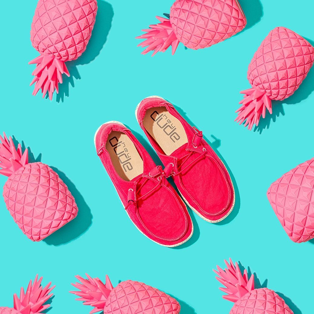 Hey Dude Shoes: colourful stills and lifestyle photography. Hey