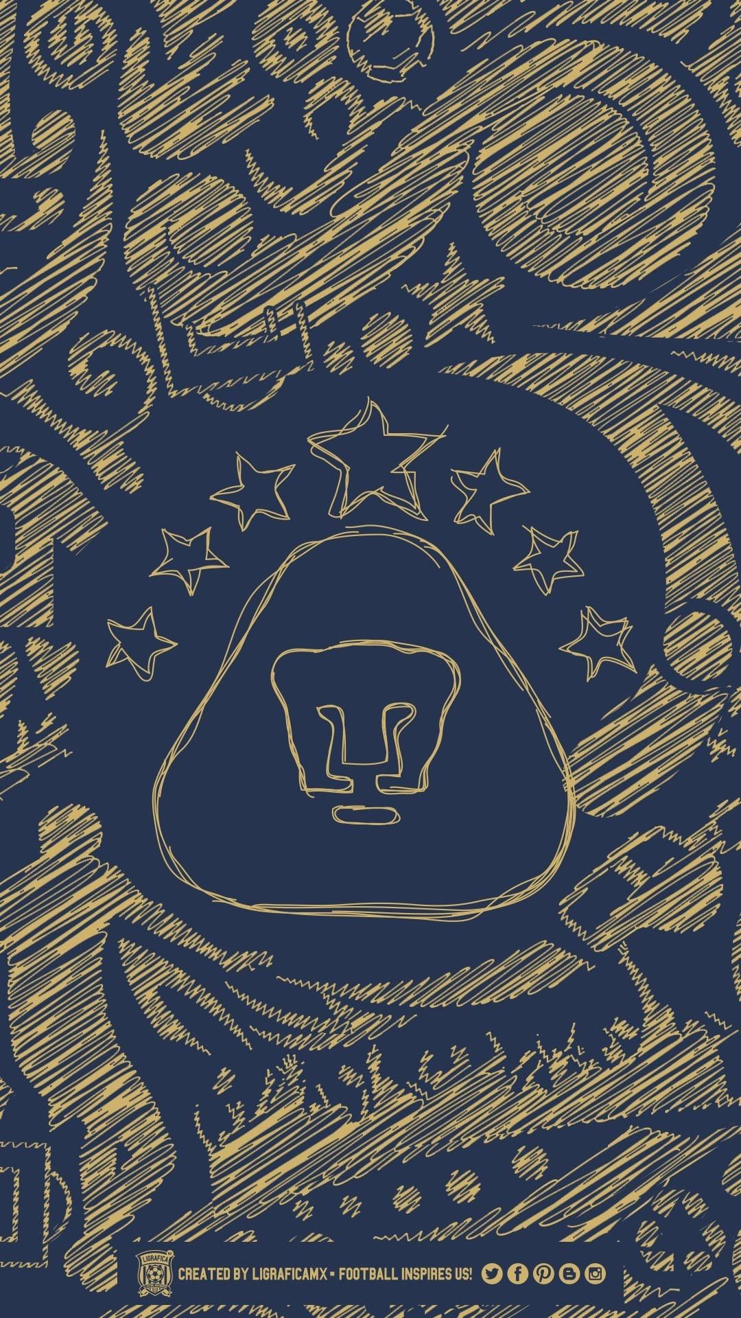 Pumas Unam Logo Wallpaper