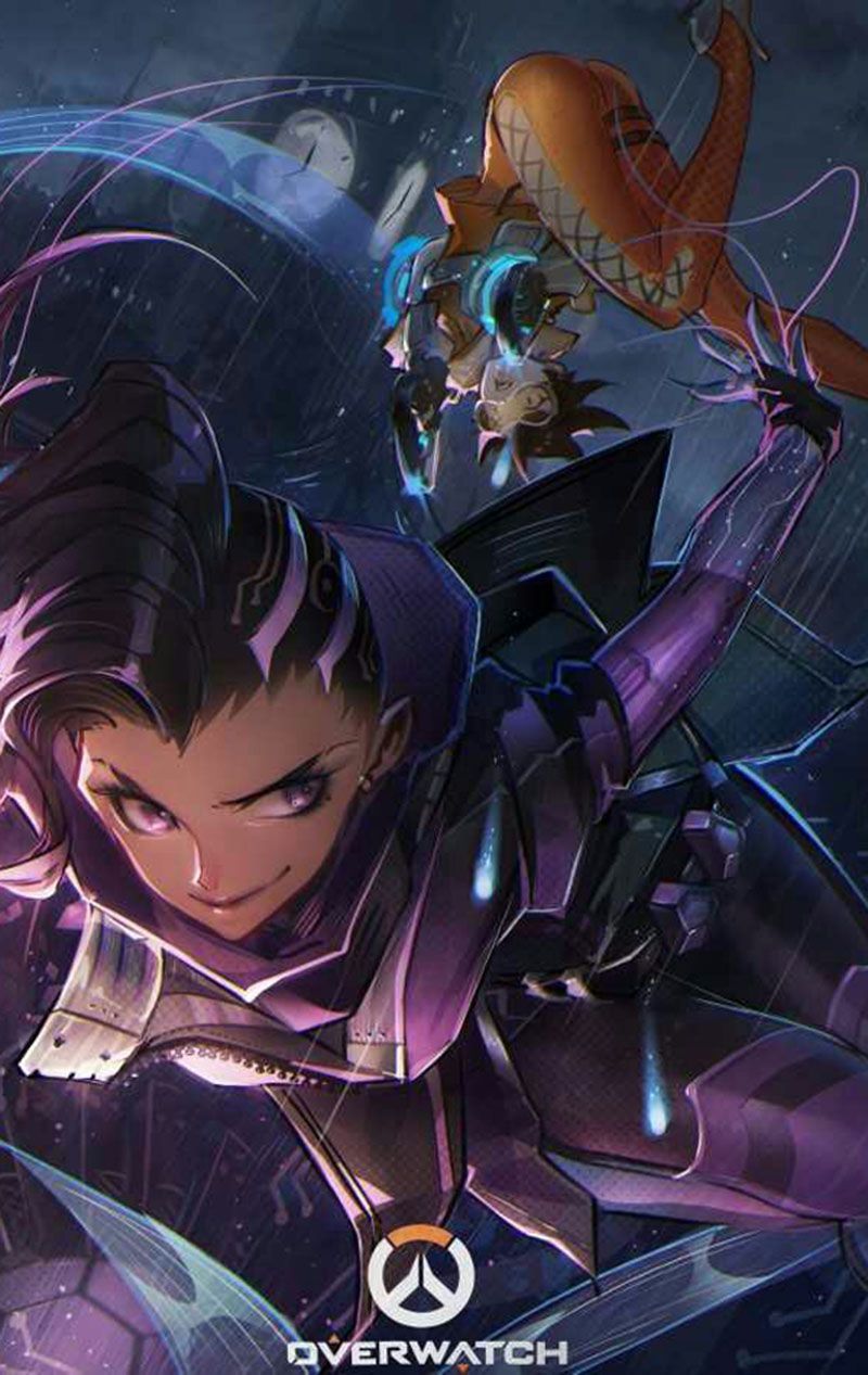 Overwatch Sombra mobile wallpaper. Sombra overwatch, Overwatch