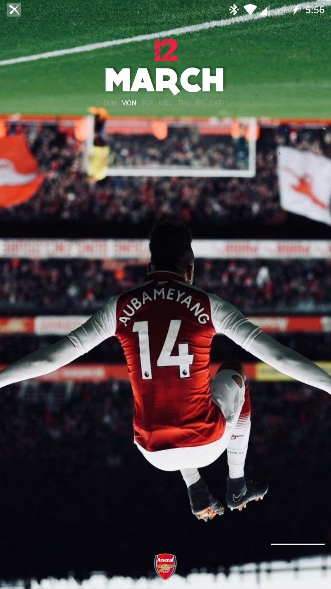 Aubameyang Inspired Theme Arsenal Wallpaper iPhone
