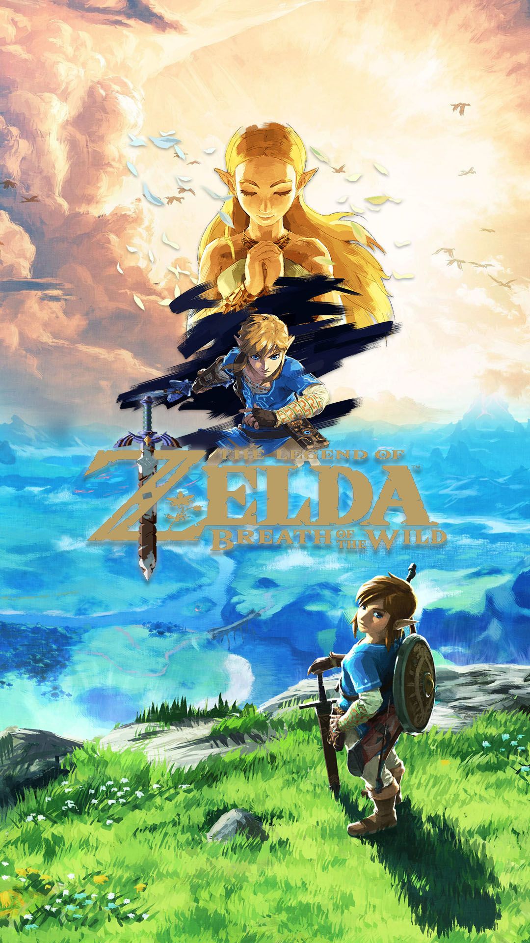 The Legend of Zelda Breath of the Wild Phone Wallpaper by Shengyi Sun   Mobile Abyss