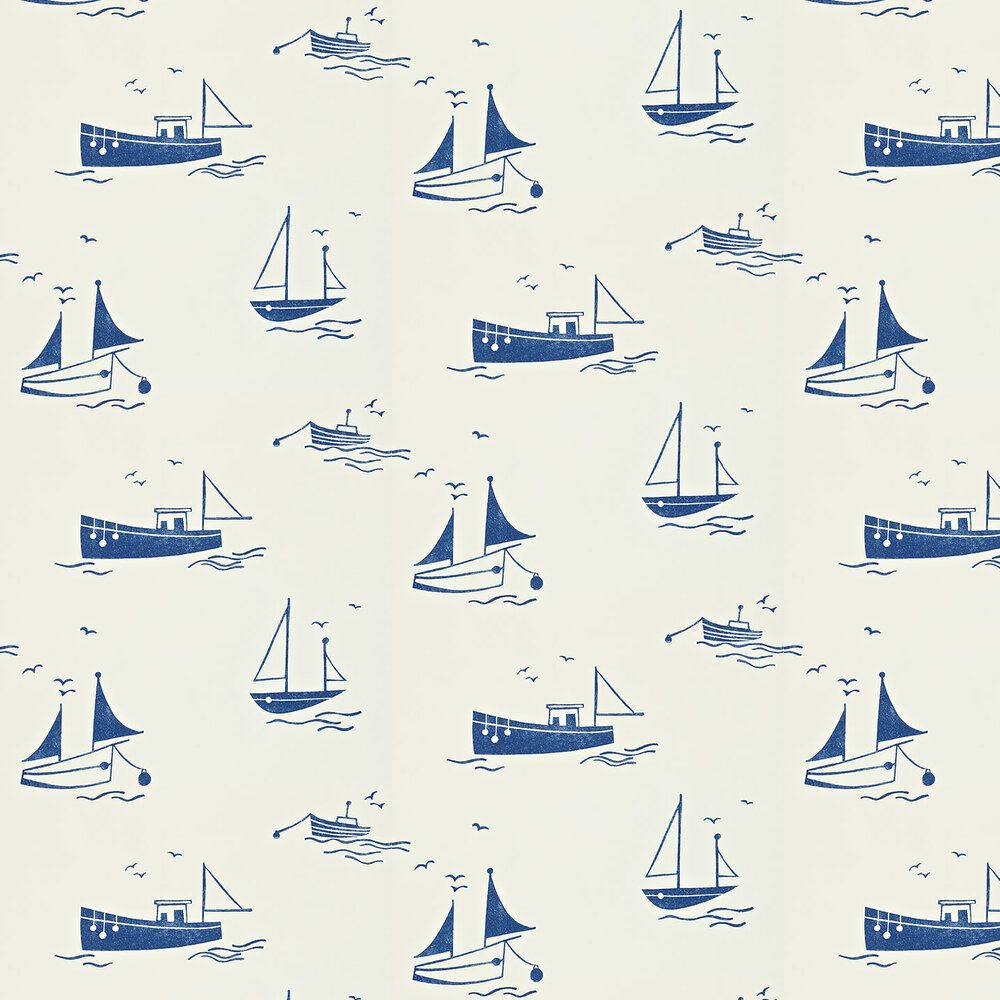 Sail Away by Harlequin / Navy, Wallpaper Direct