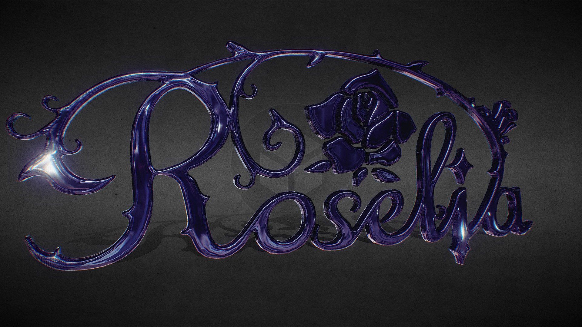 Roselia Fan Art Logo model
