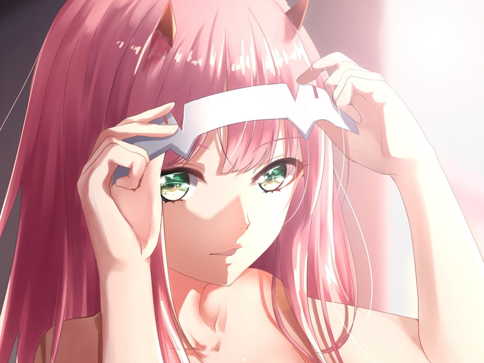 Zero Two Darling In The Franxx Anime 4k 1600x1200