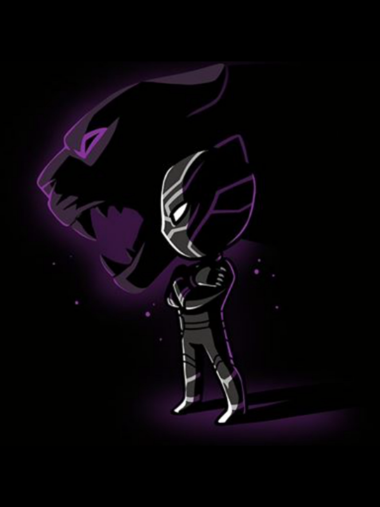 Black Panther Anime Art Black Background HD Black Panther Wallpapers  HD  Wallpapers  ID 87224