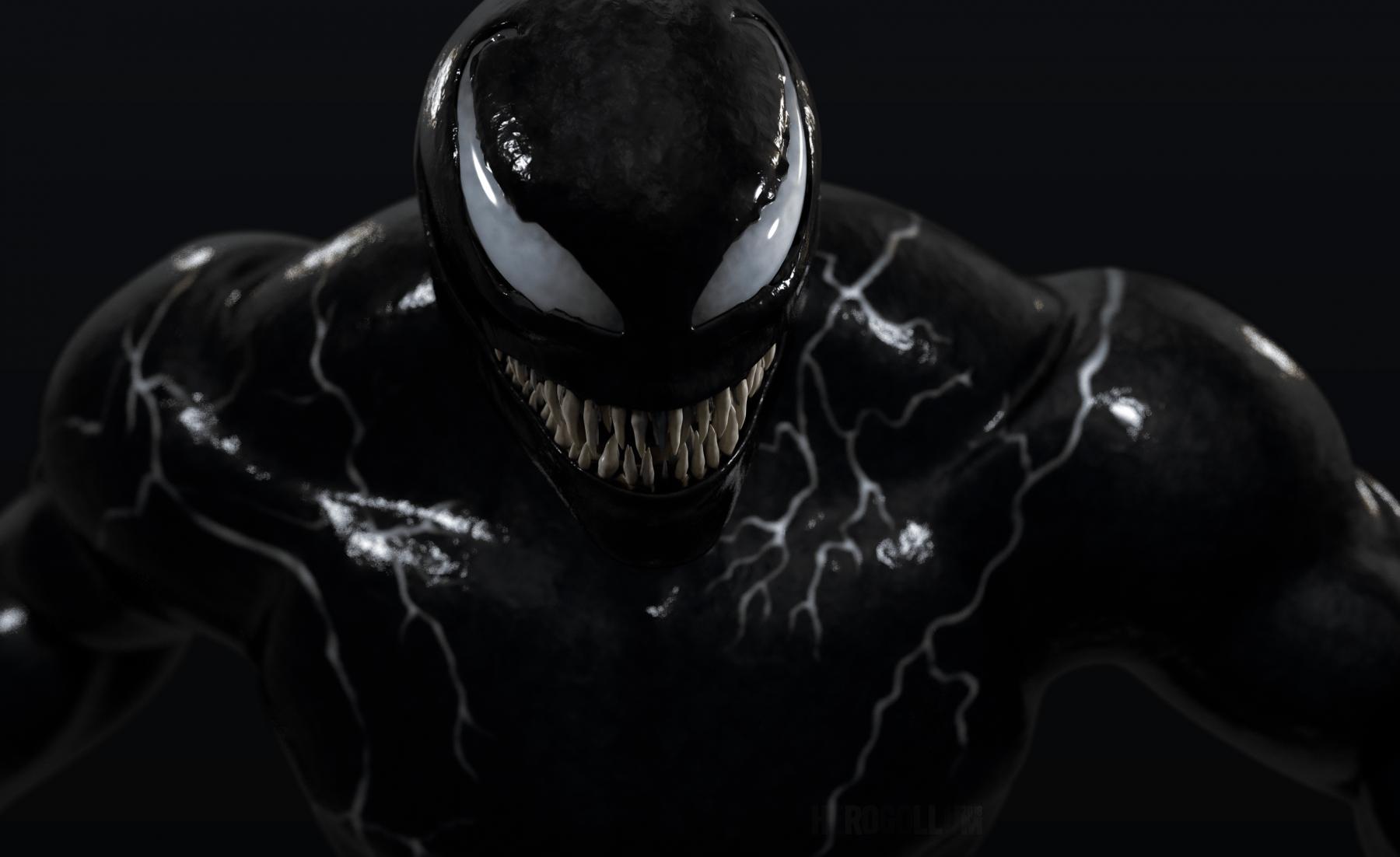 Venom Wallpaper Black