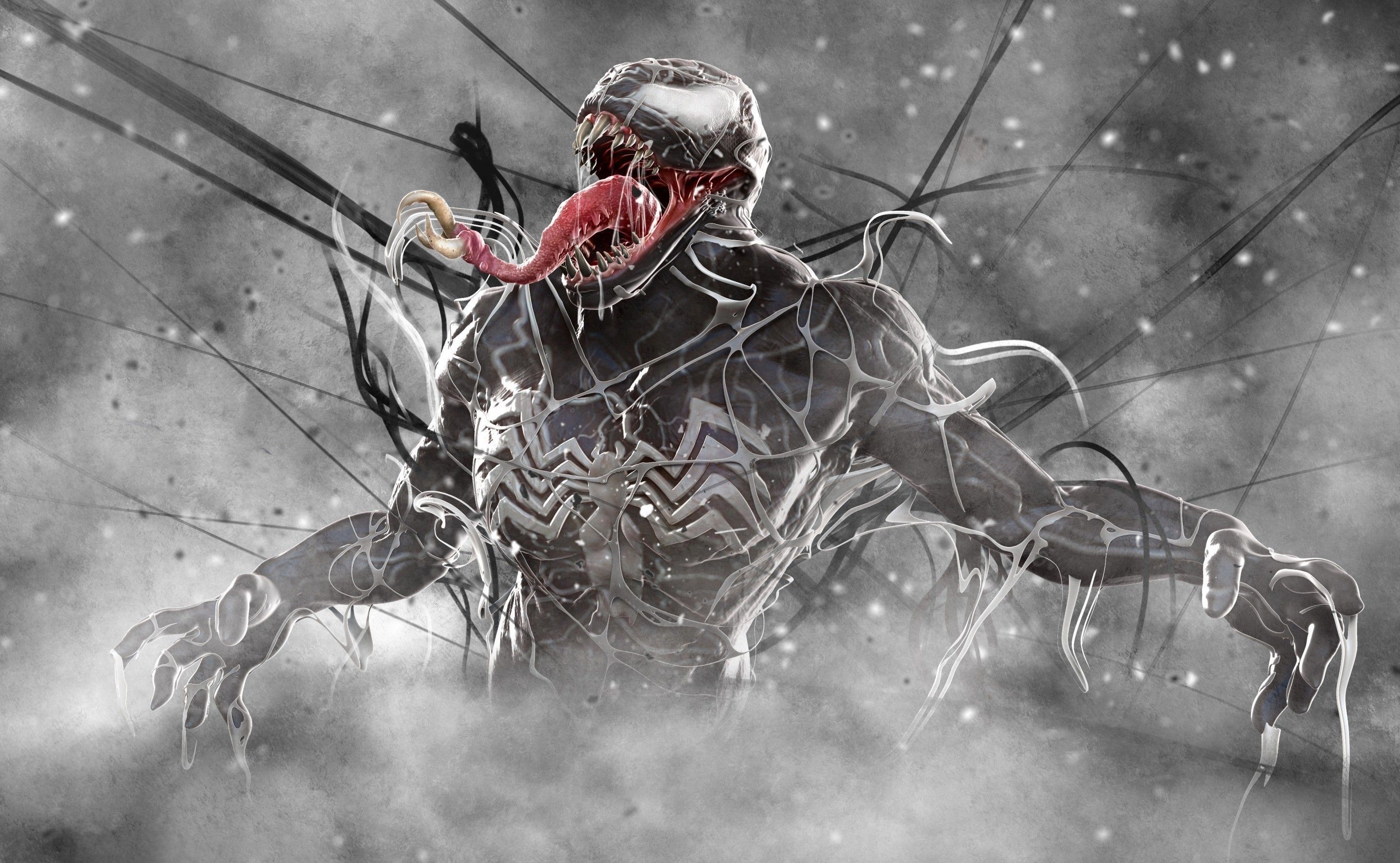 artwork, Venom, Marvel Comics Wallpaper HD / Desktop and Mobile Background