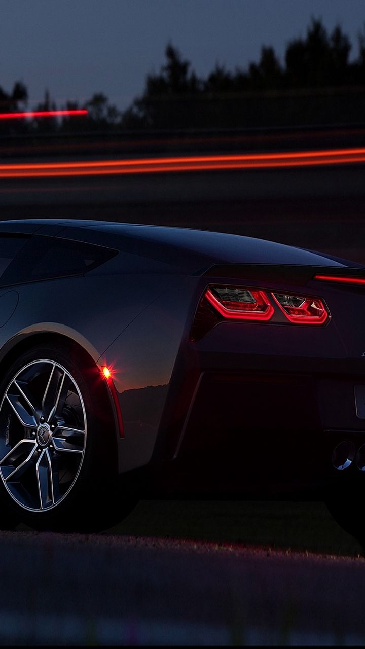 Download wallpaper 720x1280 chevrolet, corvette, stingray c7