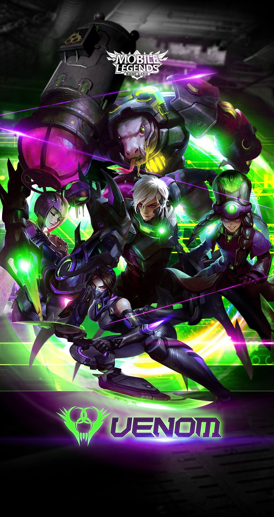 Wallpaper Mobile Legend Venom Squad