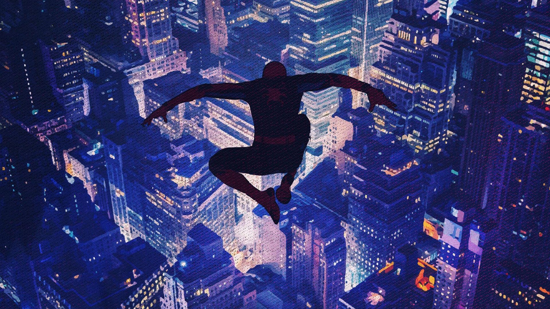 Download Spider Man (PS4), Video Game, Cityscape, Fan Art
