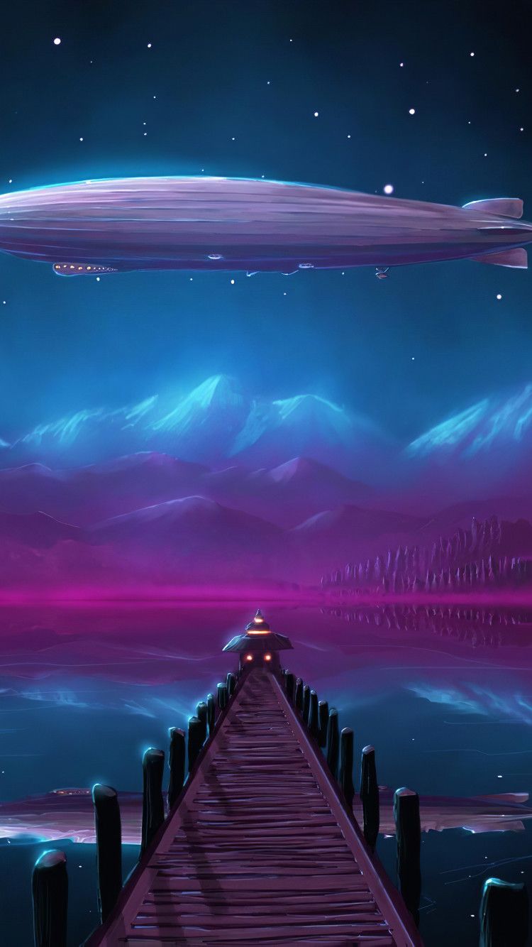 Tiny Home Pier Air Bus 4k iPhone 6, iPhone 6S, iPhone 7