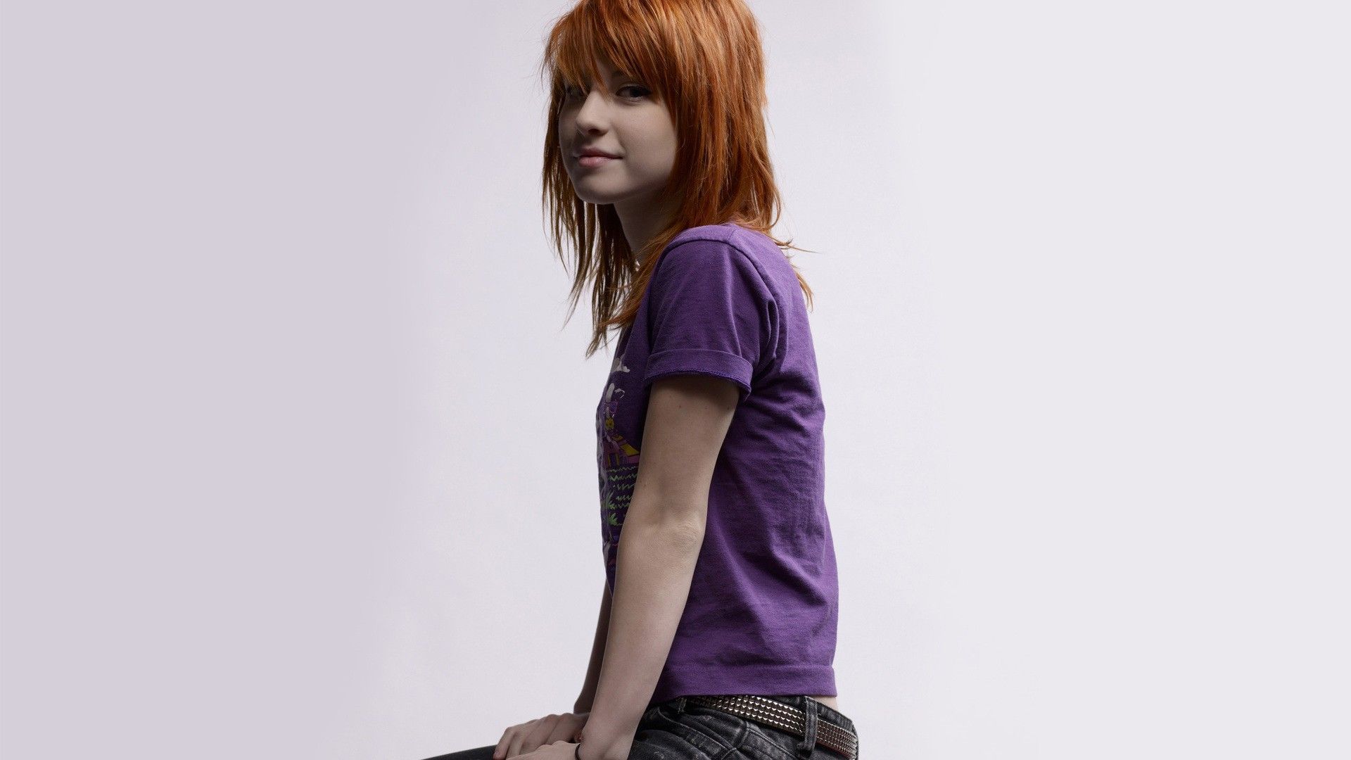 #band, #Hayley Williams, #simple background, #women