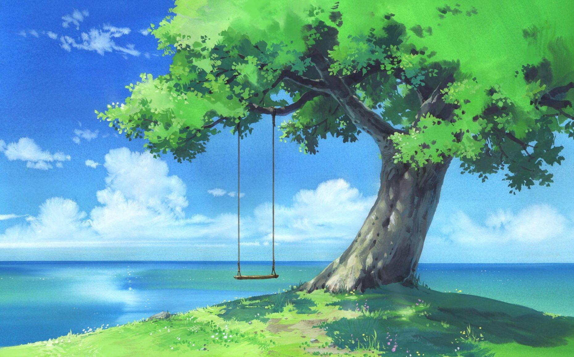 Anime Tree Wallpapers - Wallpaper Cave