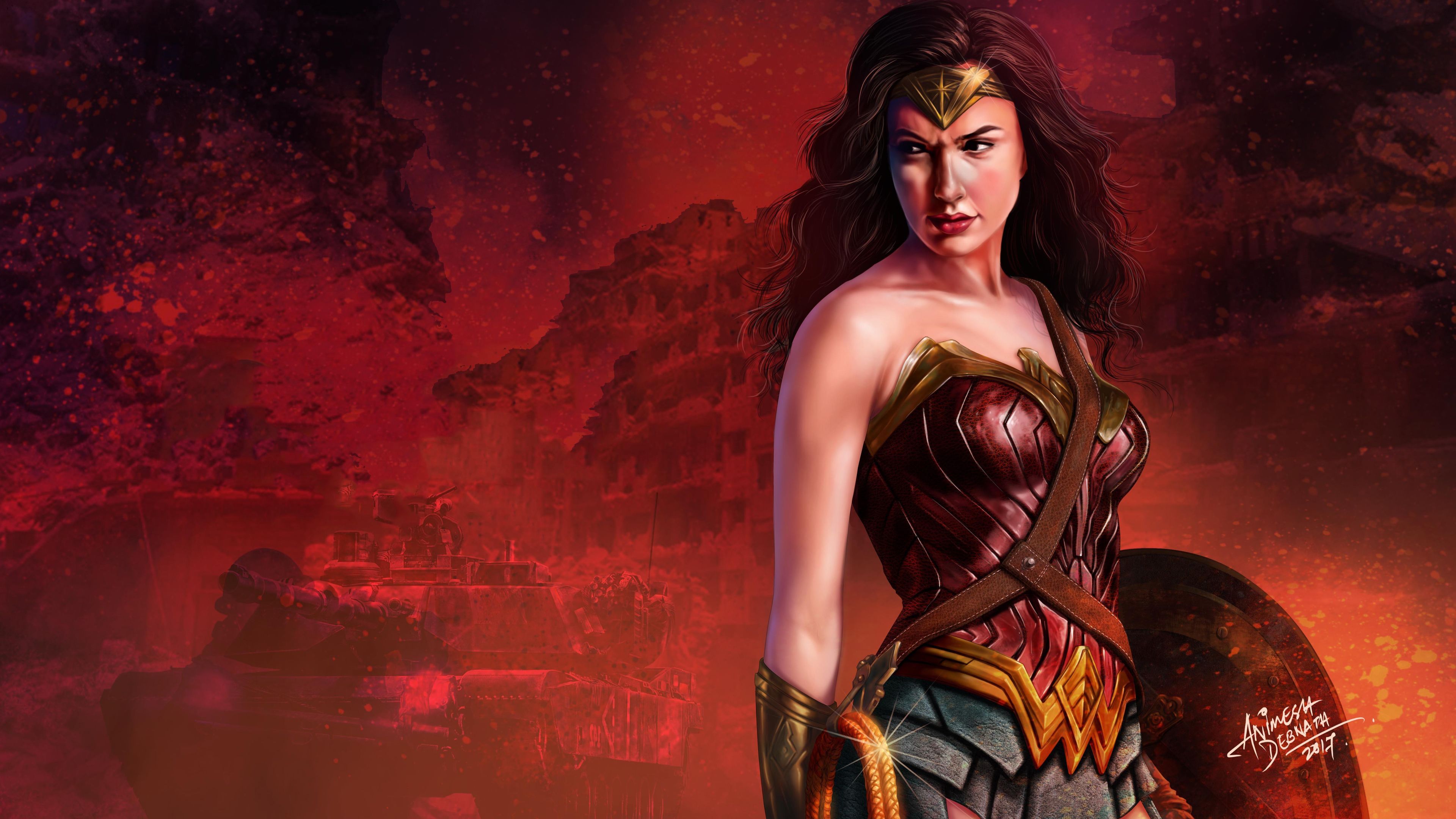 Wonder Woman 5k Gal Gadot Art Wallpaper Woman Background