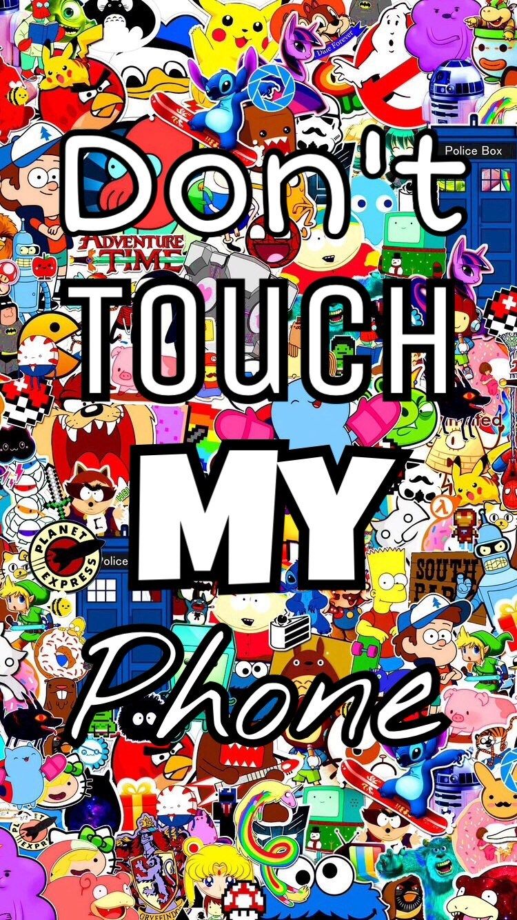 Wallpaper Phone Donttouch My Colorful Cute Interesting 6