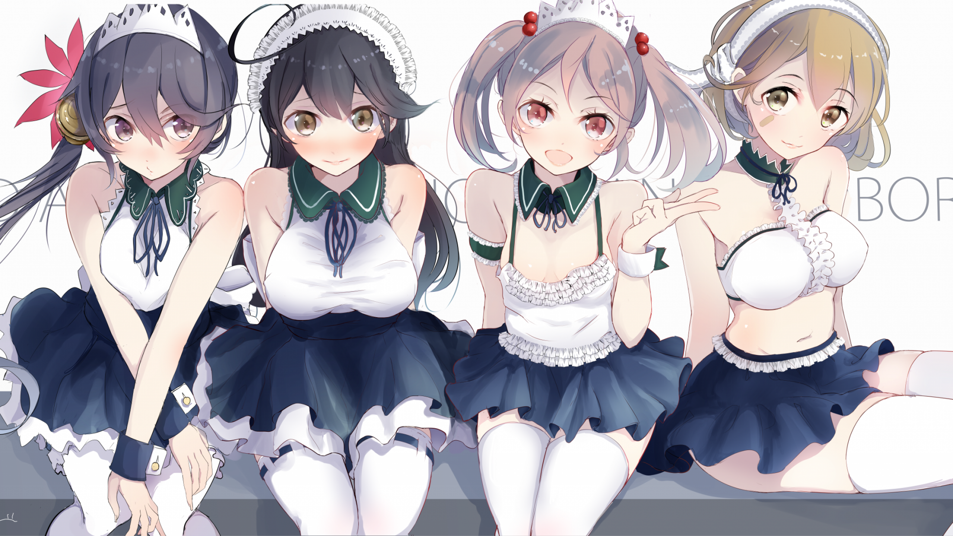 Anime Girls, Group, Skirt The Girl Skirt Anime, Download