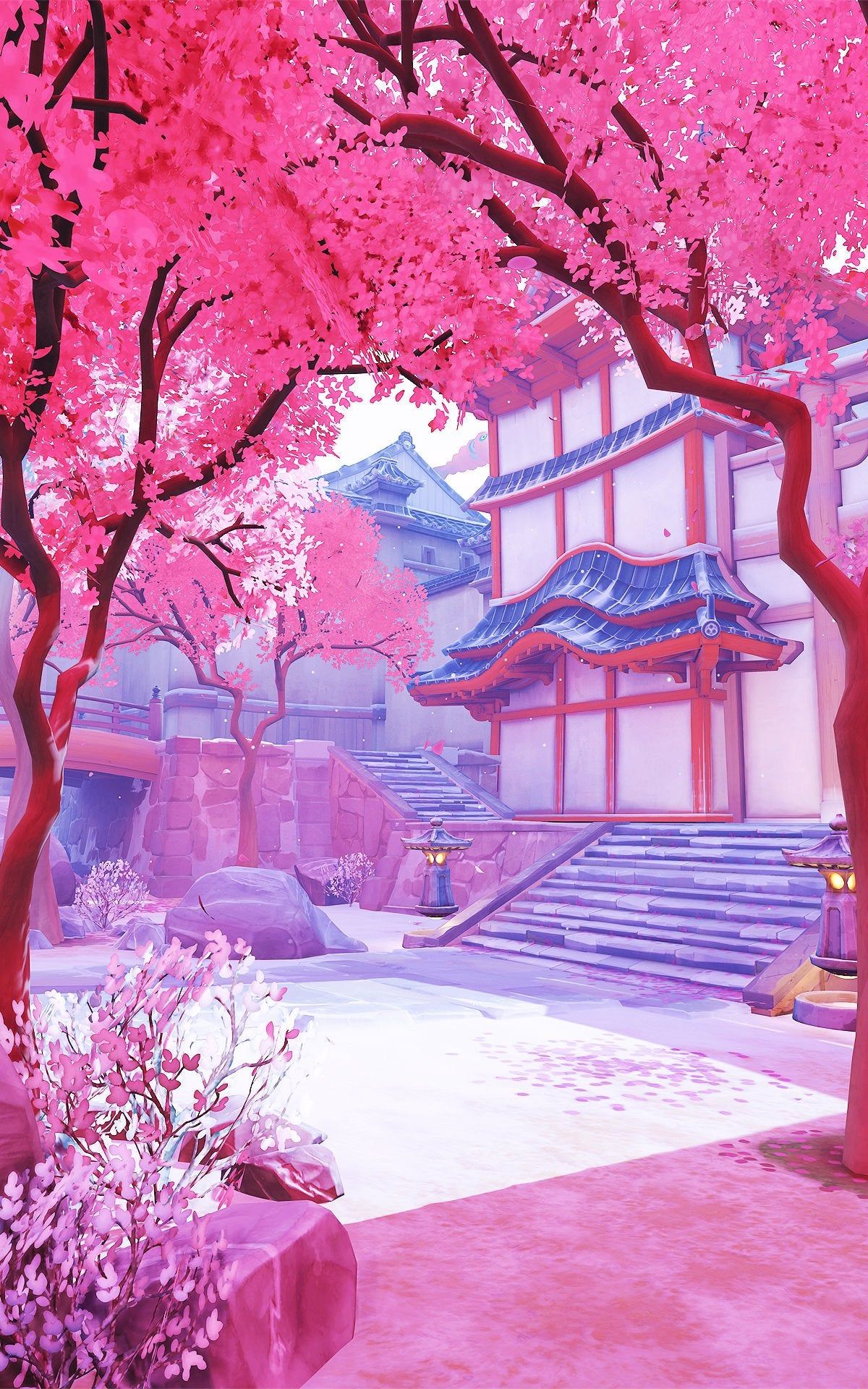 mobile wallpaper (1200x1920) feat. Overwatch maps
