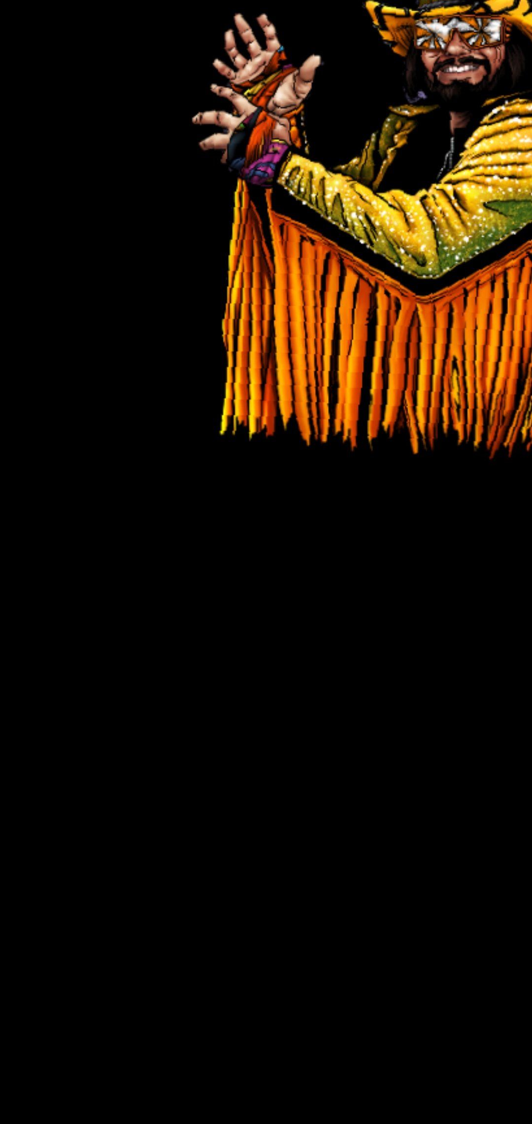 Macho Man Randy Savage 2 By Gibbarr Galaxy S10 Hole Punch Wallpaper