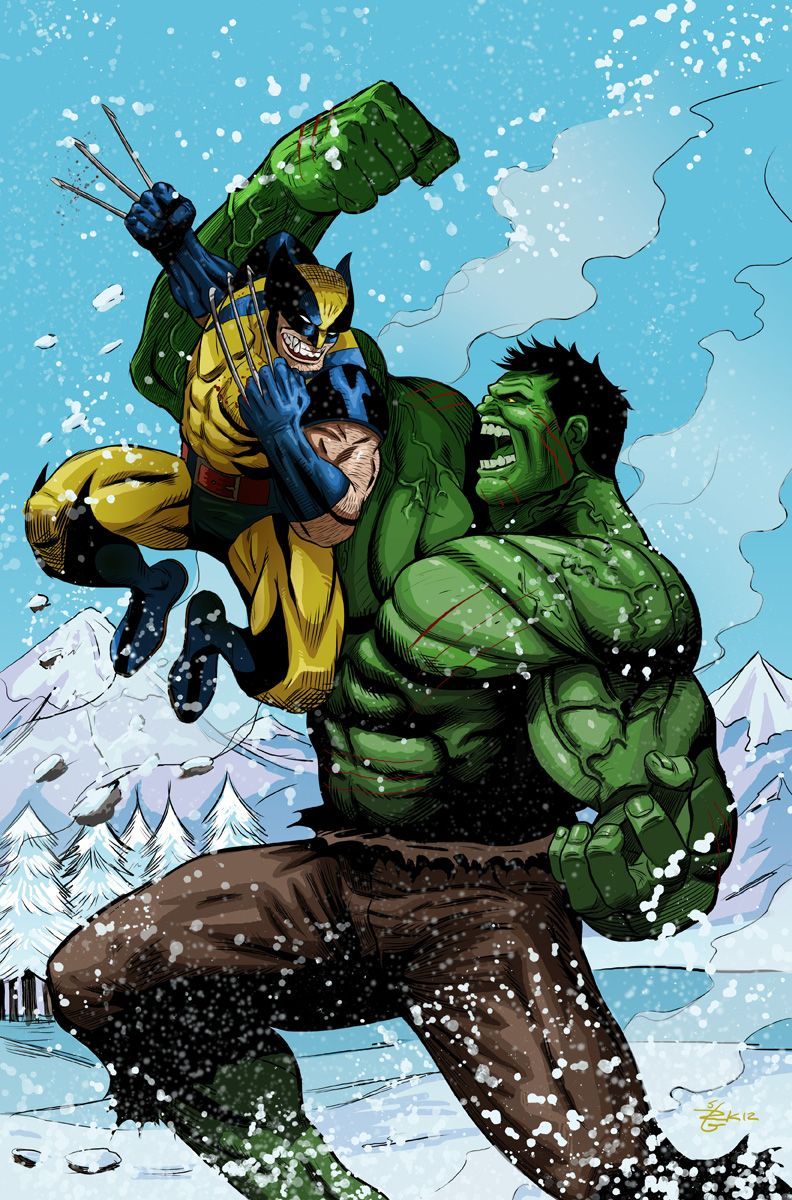 Wallpaper Marvel Comics, Superheroes, Hulk, Spider Man