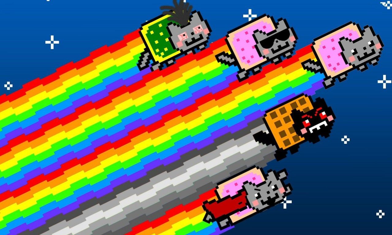 Rainbow Cat Wallpapers - Wallpaper Cave