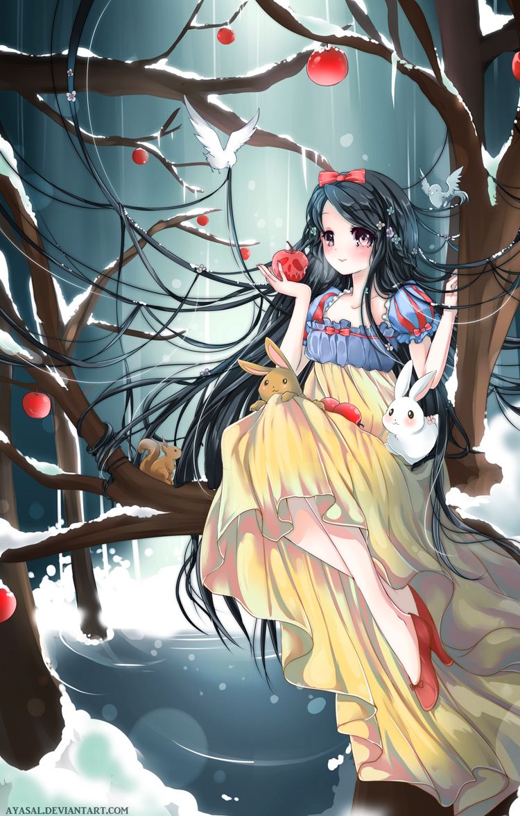Snow White Anime Wallpapers Wallpaper Cave