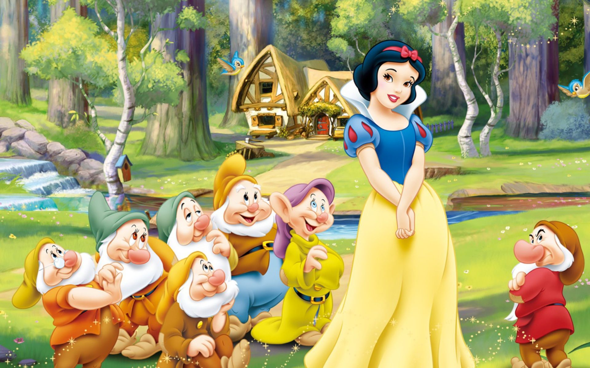 Snow White And The Seven Dwarfs wallpaper, Anime, HQ Snow White