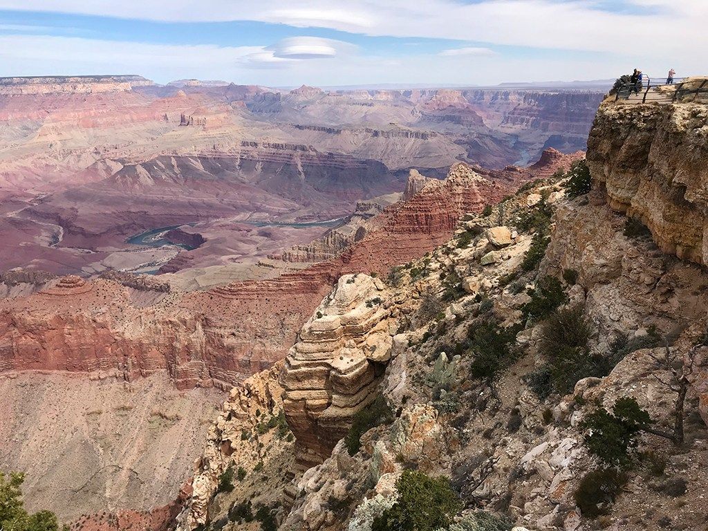 Lipan Point Overlook On Desert View Drive In Grand Canyon National