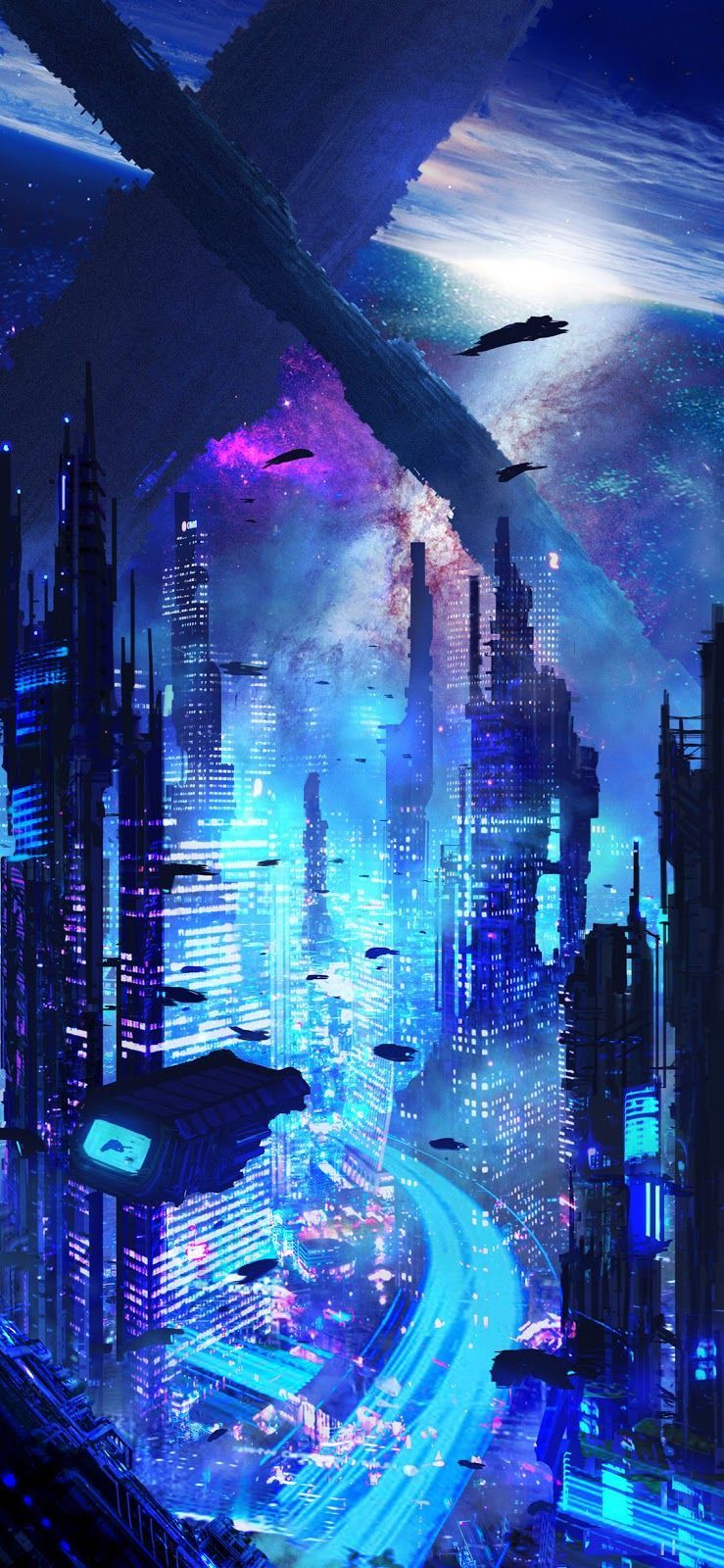 Cyberpunk City Android Wallpapers - Wallpaper Cave